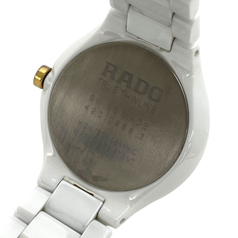 【RADO】ラドー トゥルーシンライン 420.0958.3 腕時計 セラミック レディース クォーツ ハイテクセラミック