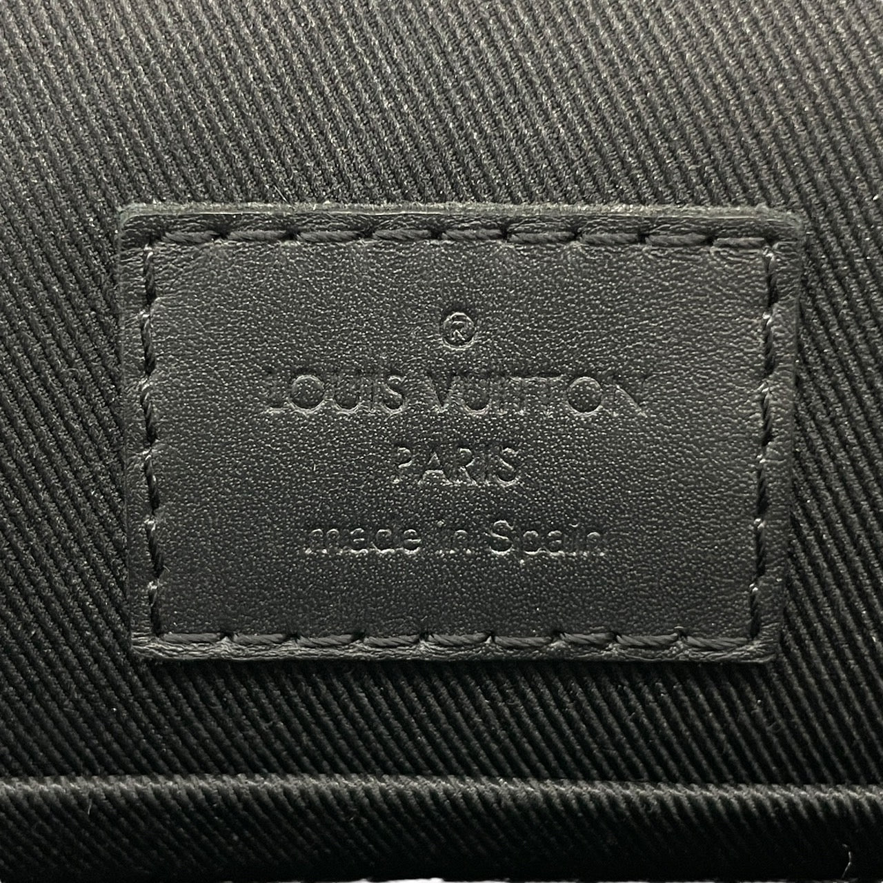 【LOUIS VUITTON】ルイ・ヴィトン ディストリクトPM N41033 ショルダーバッグ レザー メンズ ダミエアンフィニ 黒 ブラック オニキス