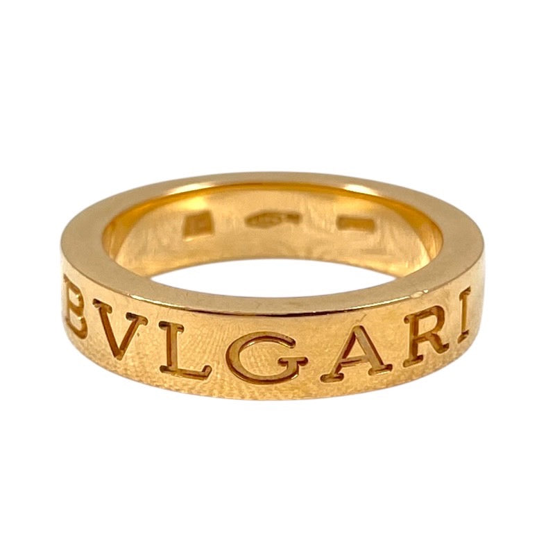 【BVLGARI】ブルガリ ダブルロゴ 1PD リング・指輪 K18ピンクゴールド レディース 7.5号 750 ダイヤモンド