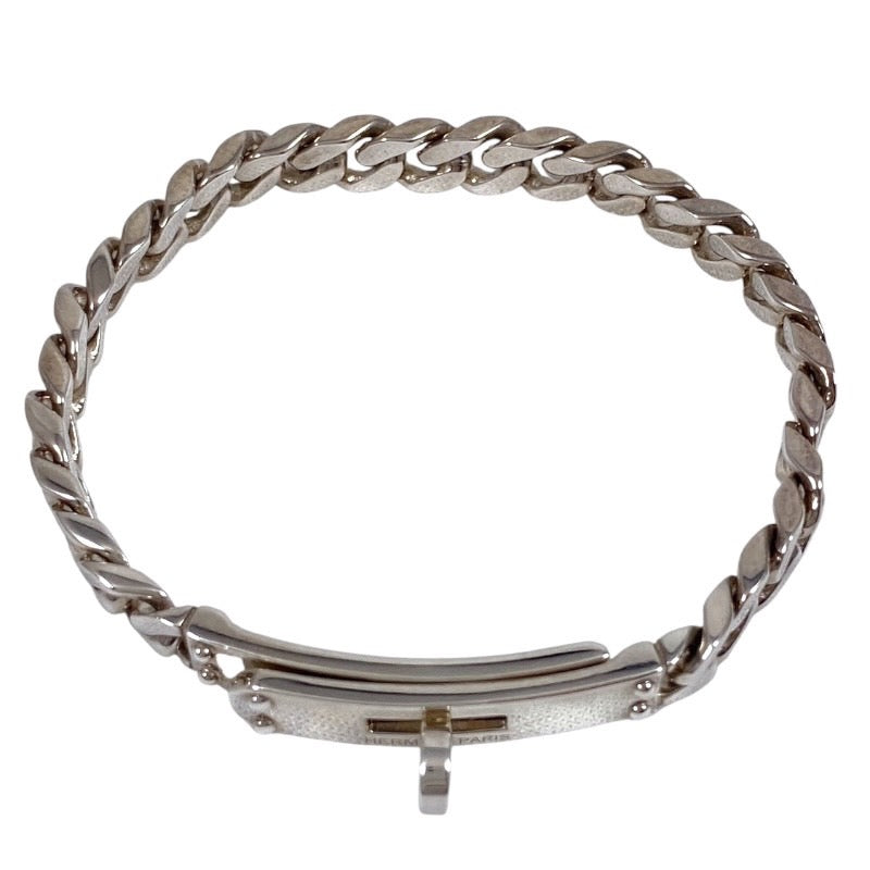 HERMES エルメス ケリーグルメットTPM STサイズ ブレスレット シルバー925【中古】 レディース