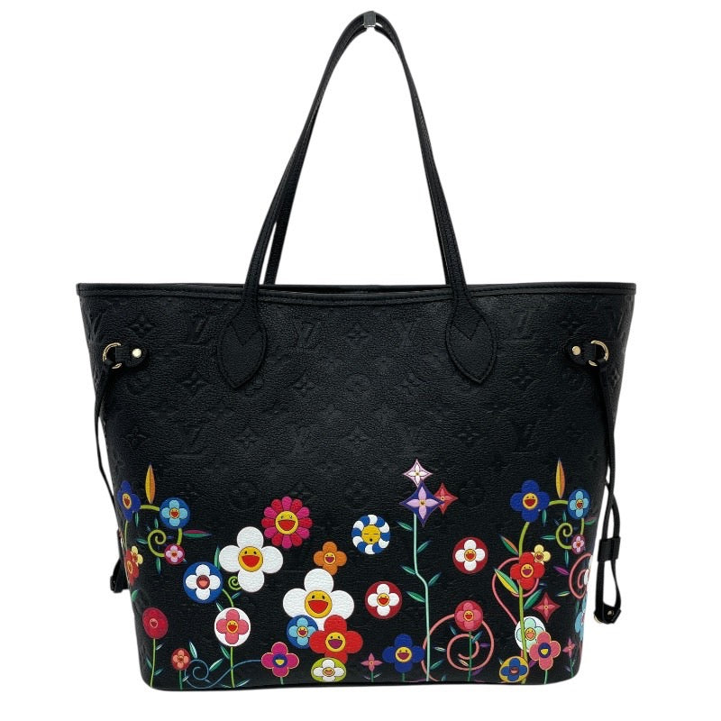 【LOUIS VUITTON】ルイ・ヴィトン ネヴァーフルMM M13675 トートバッグ レザー レディース モノグラム アンプラント LV×TM 村上隆 希少 レア コラボ