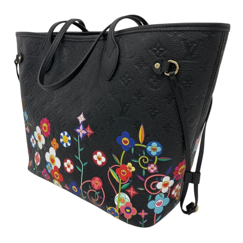 【LOUIS VUITTON】ルイ・ヴィトン ネヴァーフルMM M13675 トートバッグ レザー レディース モノグラム アンプラント LV×TM 村上隆 希少 レア コラボ
