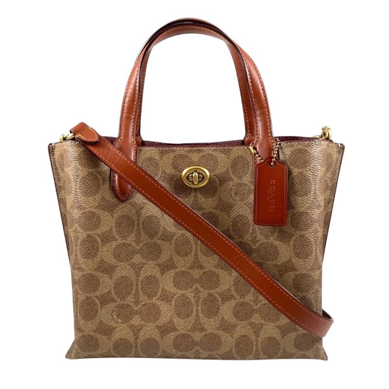 【COACH】コーチ ウィロウ B2222-C8562 ハンドバッグ PVC レディース 2WAY ショルダー シグネチャー