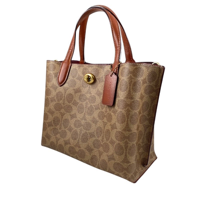 【COACH】コーチ ウィロウ B2222-C8562 ハンドバッグ PVC レディース 2WAY ショルダー シグネチャー