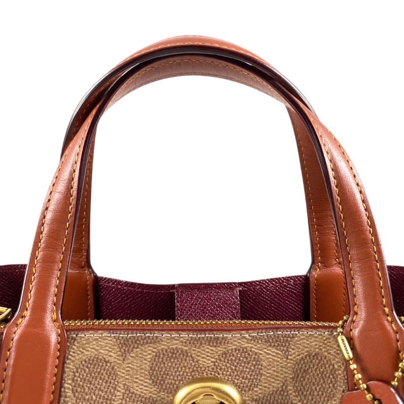【COACH】コーチ ウィロウ B2222-C8562 ハンドバッグ PVC レディース 2WAY ショルダー シグネチャー