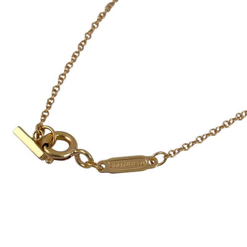 【TIFFANY&Co.】ティファニー Tスイマイル スモール ネックレス K18ピンクゴールド レディース 750