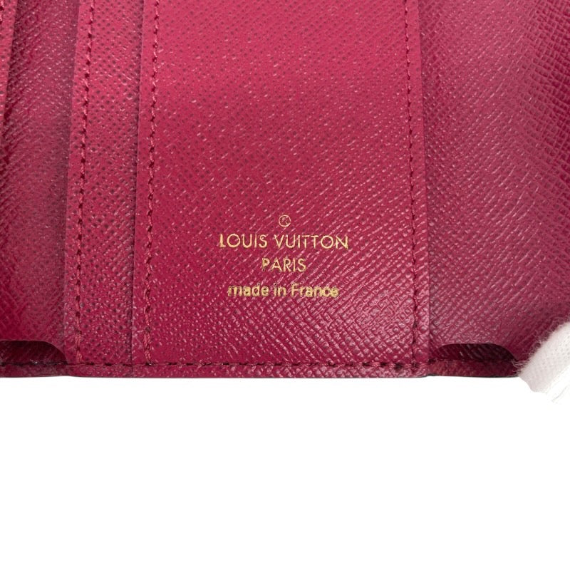 【LOUIS VUITTON】ルイ・ヴィトン ポルトフォイユ ゾエ M62932 三つ折り財布 レディース モノグラム フューシャ ミニ コンパクトウォレット