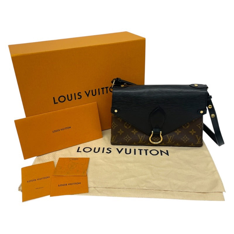 【LOUIS VUITTON】ルイ・ヴィトン サン ミシェル M44030 ショルダーバッグ レディース モノグラム エピ ノワール 黒 ブラック 2WAY