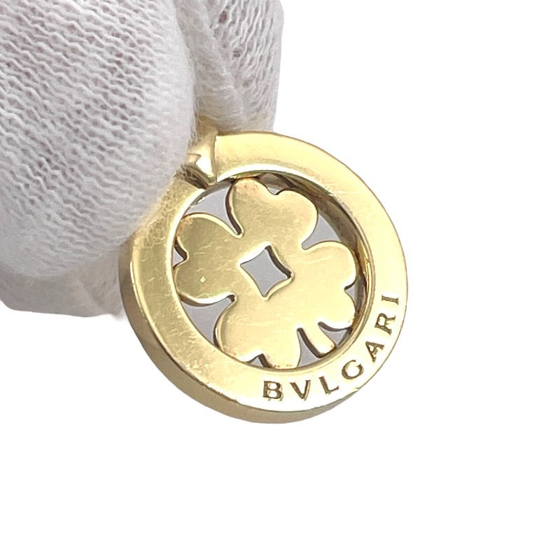 【BVLGARI】ブルガリ トンド クローバー ペンダントトップ K18イエローゴールド レディース 750 チャーム