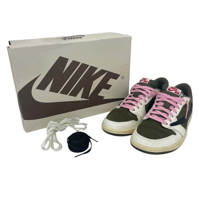 【NIKE】ナイキ AIR JORDAN1 LOW OG SP DM7866-200 スニーカー メンズ トラヴィススコット ジョーダン1 26cm オリーブ