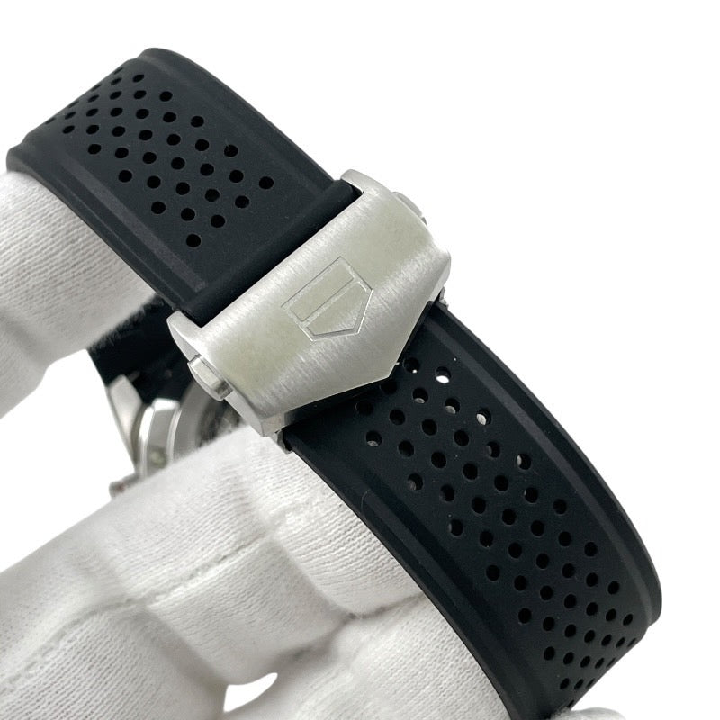 【TAG HEUER】タグホイヤー カレラ ホイヤー01 CAR201W 腕時計 SS/ラバー メンズ 自動巻き クロノグラフ