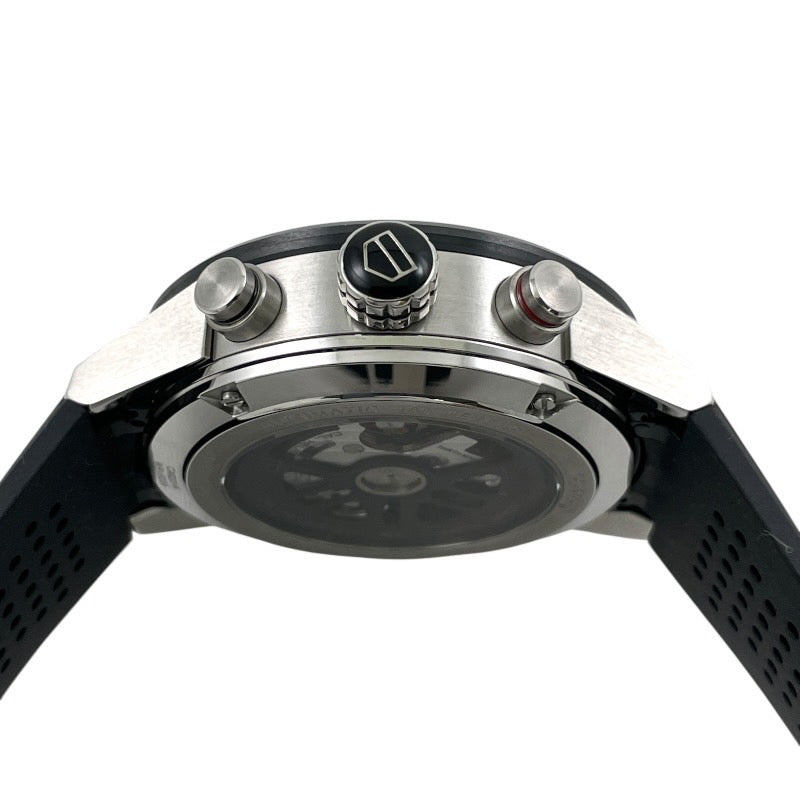 【TAG HEUER】タグホイヤー カレラ ホイヤー01 CAR201W 腕時計 SS/ラバー メンズ 自動巻き クロノグラフ