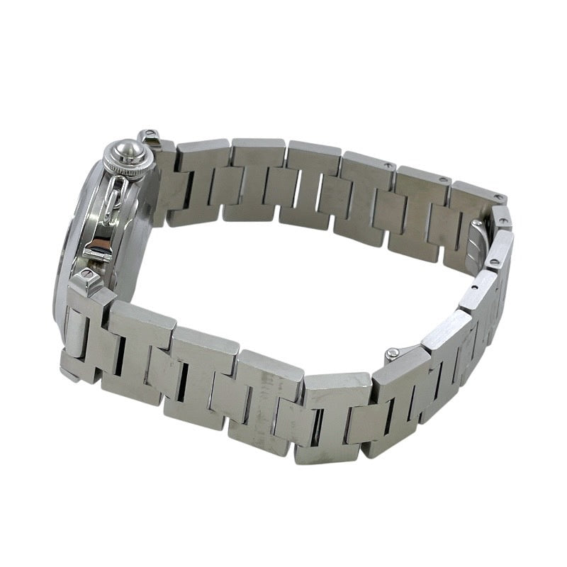 【CARTIER】カルティエ パシャC ビッグデイト W31058M7 腕時計 ステンレススチール レディース 自動巻き ピンク文字盤 メンズ
