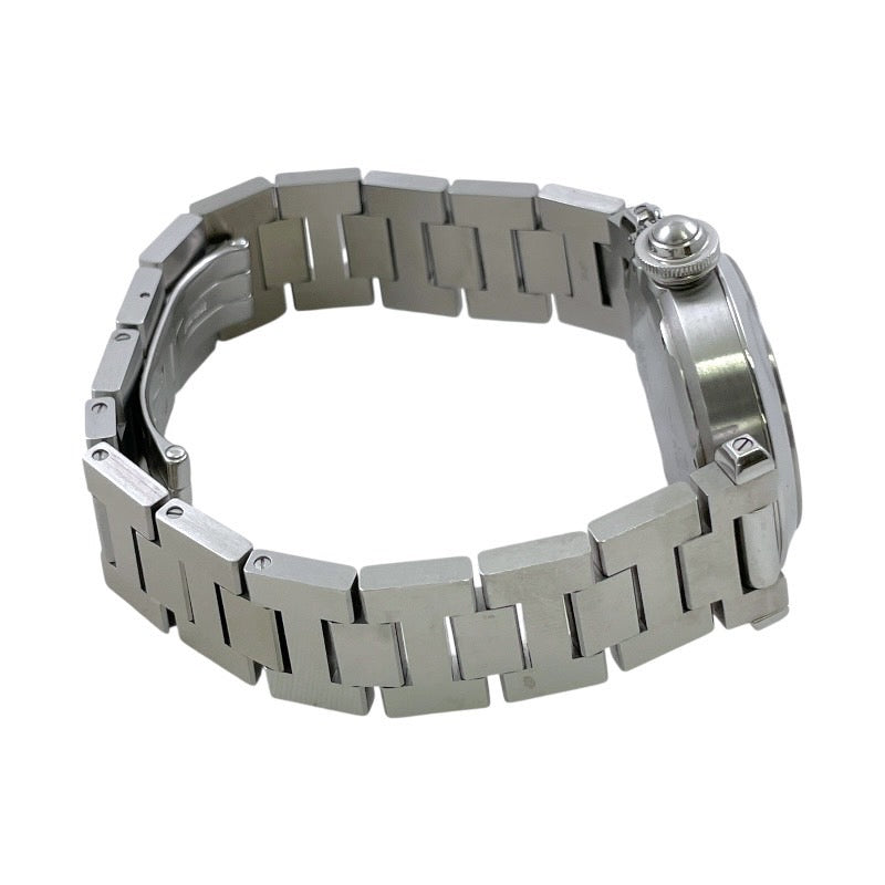 【CARTIER】カルティエ パシャC ビッグデイト W31058M7 腕時計 ステンレススチール レディース 自動巻き ピンク文字盤 メンズ