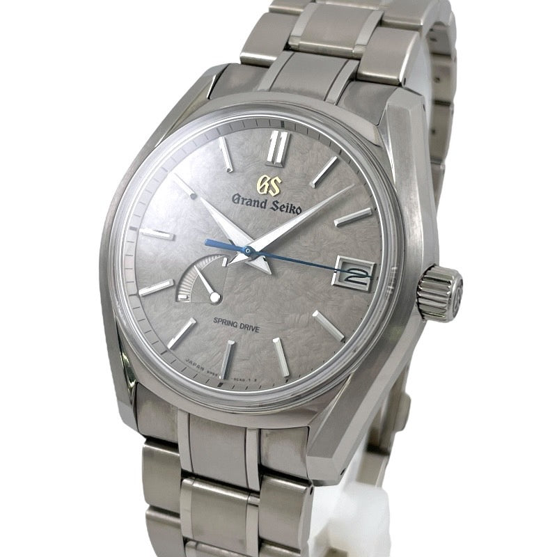 【Grand Seiko】グランドセイコー ヘリテージコレクション SBGA445 9R65-0DG0 腕時計 チタン メンズ 二十四節気シリーズ 大雪 深雪 マスターショップ限定 9Rスプリングドライブ