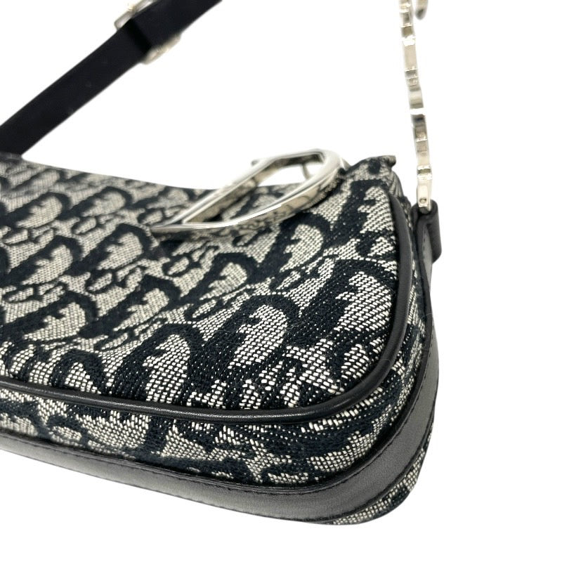 【Christian Dior】クリスチャンディオール トロッター ワンショルダーミニバッグ ショルダーバッグ キャンバス レディース アクセサリーポーチ ハンド