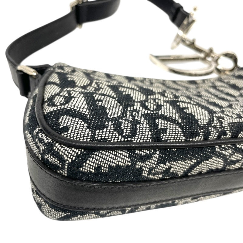 【Christian Dior】クリスチャンディオール トロッター ワンショルダーミニバッグ ショルダーバッグ キャンバス レディース アクセサリーポーチ ハンド