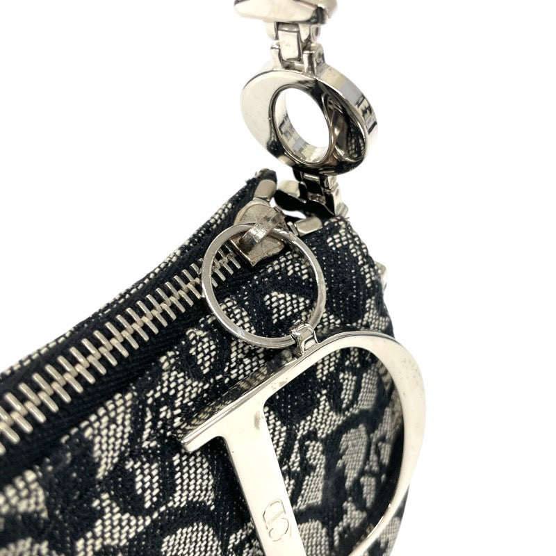 【Christian Dior】クリスチャンディオール トロッター ワンショルダーミニバッグ ショルダーバッグ キャンバス レディース アクセサリーポーチ ハンド