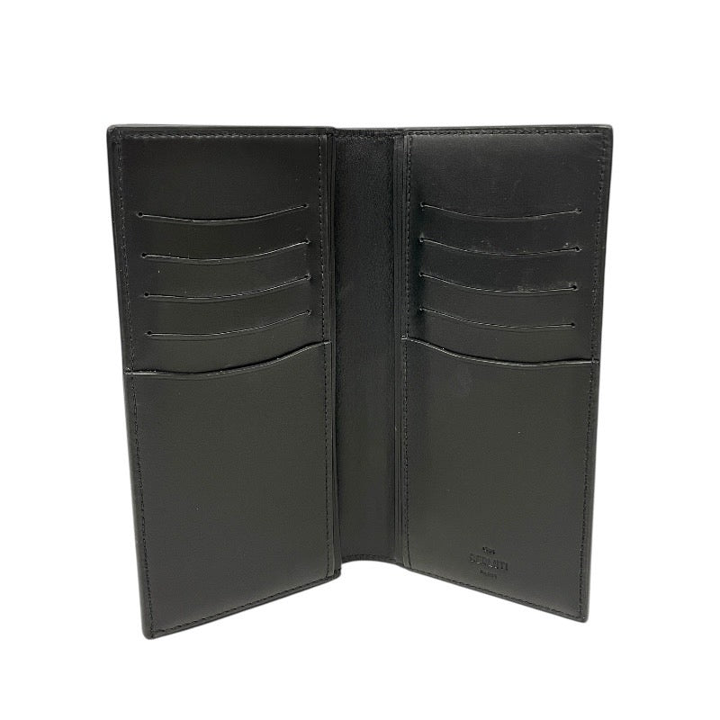 【Berluti】ベルルッティ エスパス スクリットレザー ロングウォレット ESPACE 長財布 レザー メンズ カリグラフィ 2つ折り長札入れ ブラウン