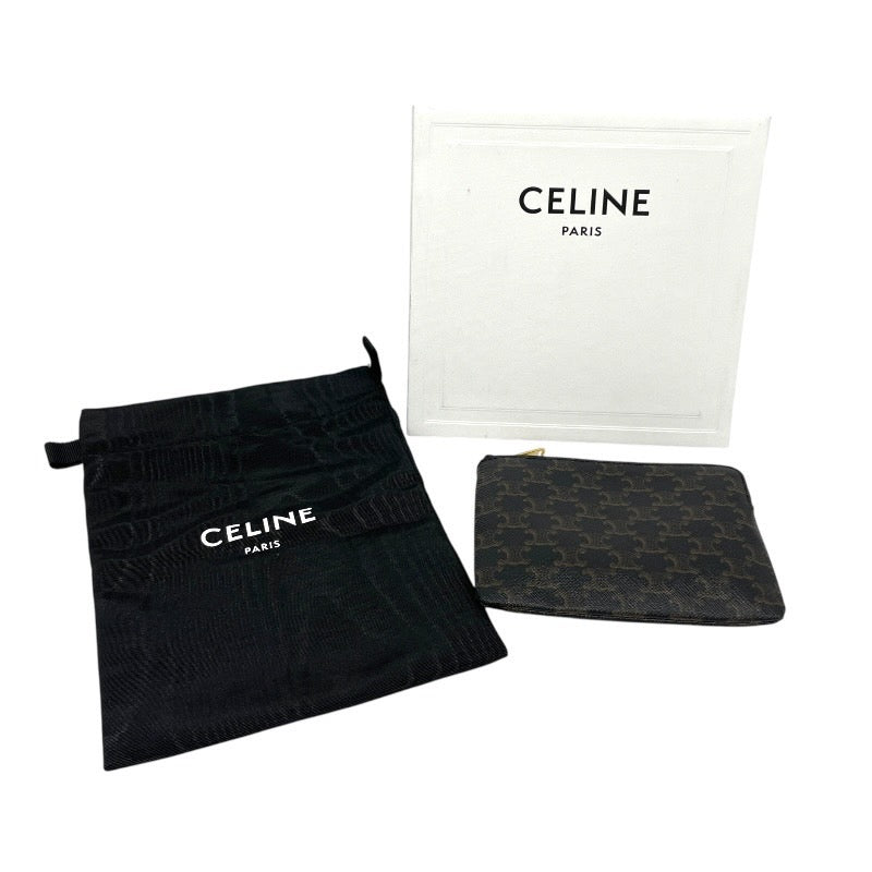 【CELINE】セリーヌ トリオンフ フック付コイン&カードポーチ 10C662BTA.38NO コインケース レディース