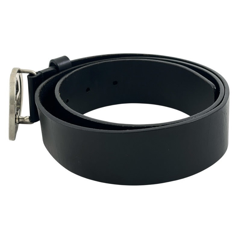 【GUCCI】グッチ インターロッキングG 368186 ベルト レザー メンズ 525040 80/32 黒 ブラック