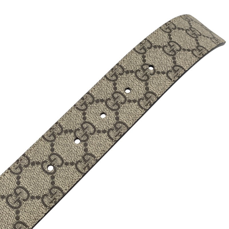 【GUCCI】グッチ GGスプリーム 411924 ベルト メンズ インターロッキングG 85/34 214351