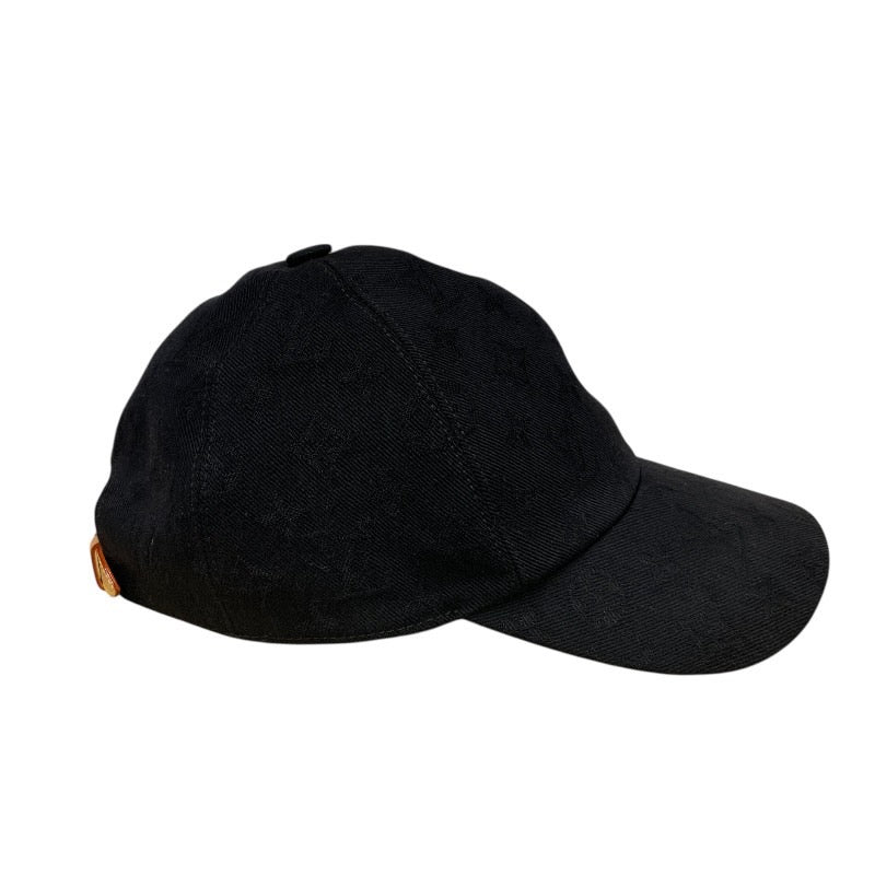 【LOUIS VUITTON】ルイ・ヴィトン モノグラム エッセンシャル M76584 キャップ メンズ ベースボールキャップ 黒 ブラック レディース