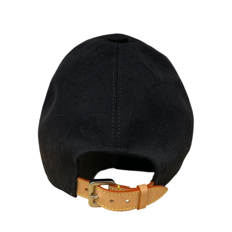 【LOUIS VUITTON】ルイ・ヴィトン モノグラム エッセンシャル M76584 キャップ メンズ ベースボールキャップ 黒 ブラック レディース