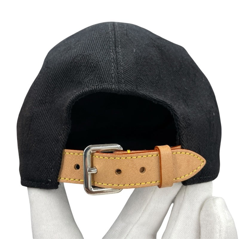 【LOUIS VUITTON】ルイ・ヴィトン モノグラム エッセンシャル M76584 キャップ メンズ ベースボールキャップ 黒 ブラック レディース