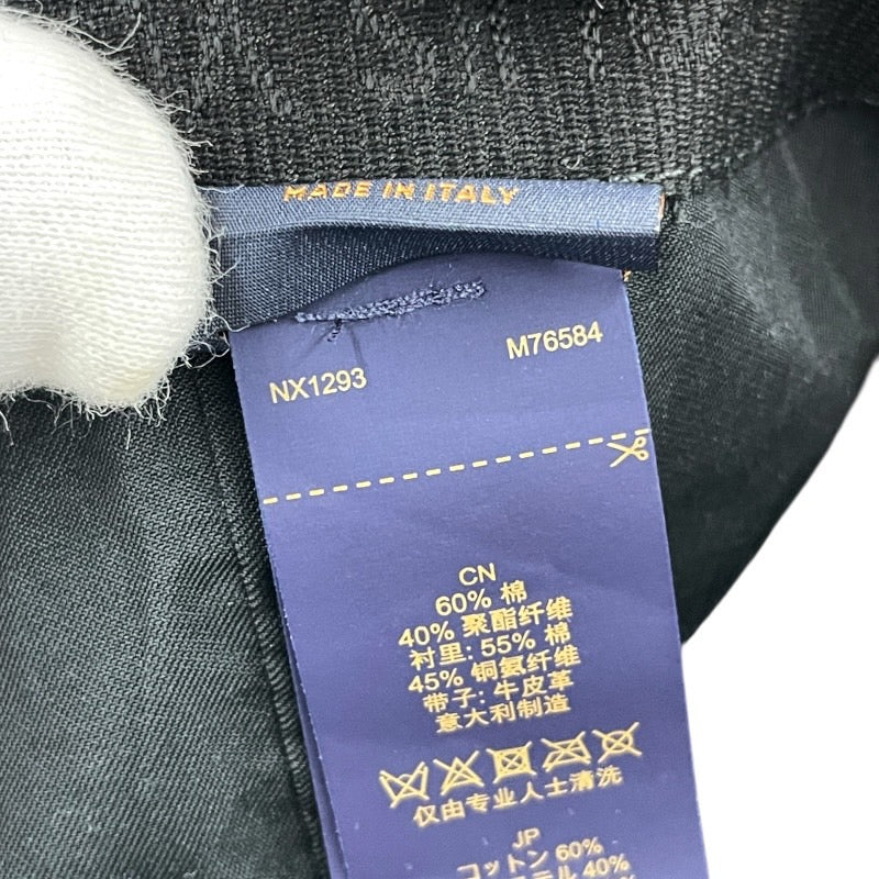 【LOUIS VUITTON】ルイ・ヴィトン モノグラム エッセンシャル M76584 キャップ メンズ ベースボールキャップ 黒 ブラック レディース