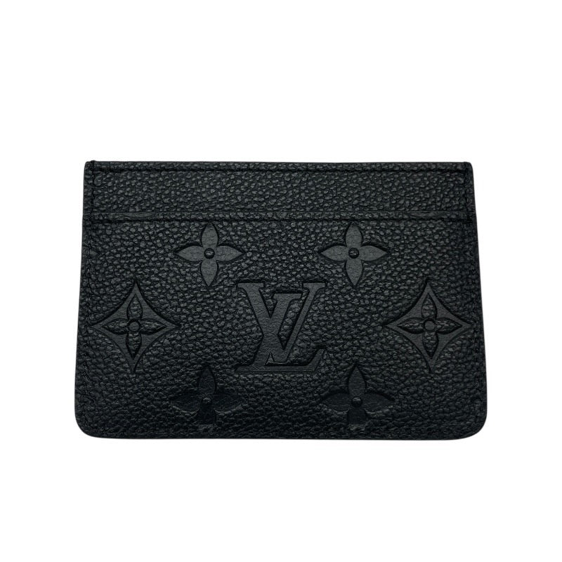 【LOUIS VUITTON】ルイ・ヴィトン ポルトカルト サーンプル M69171 カードケース レザー レディース モノグラム アンプラント ノワール 黒 ブラック