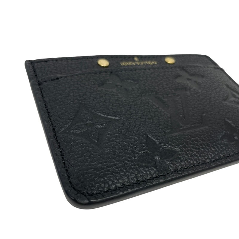 【LOUIS VUITTON】ルイ・ヴィトン ポルトカルト サーンプル M69171 カードケース レザー レディース モノグラム アンプラント ノワール 黒 ブラック