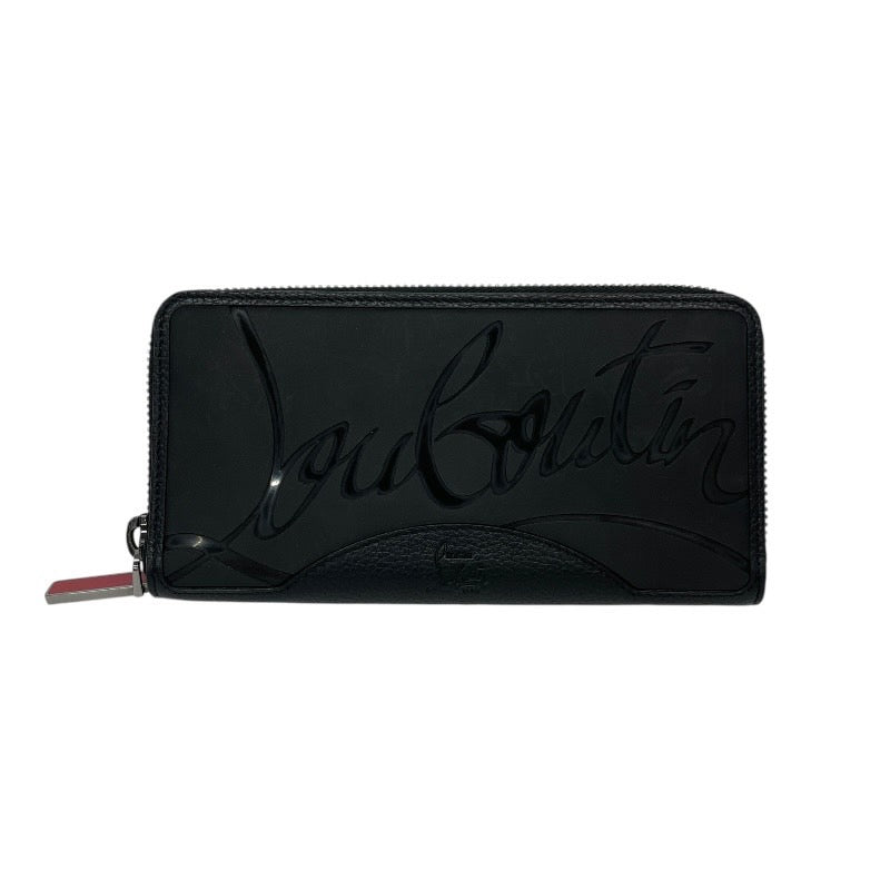 【Christian Louboutin】クリスチャンルブタン SNEAKERS SOLE 3195051 長財布 レザー メンズ ラウンドファスナー ジップアラウンド 黒 ブラック レディース