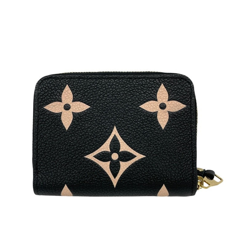 【LOUIS VUITTON】ルイ・ヴィトン ジッピー コインパース M69787 コインケース レザー レディース モノグラム アンプラント ノワール 黒 ラウンドファスナー