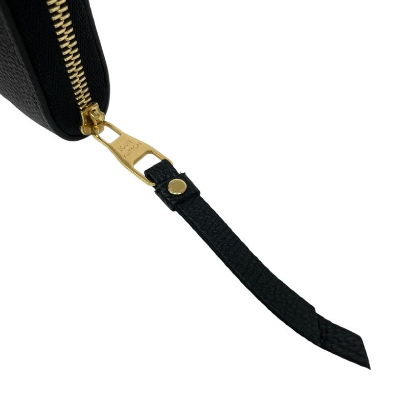 【LOUIS VUITTON】ルイ・ヴィトン ジッピー コインパース M69787 コインケース レザー レディース モノグラム アンプラント ノワール 黒 ラウンドファスナー