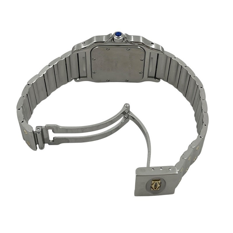 【CARTIER】カルティエ サントスガルベLM W20011C4 腕時計 SS/YG メンズ クォーツ レディース