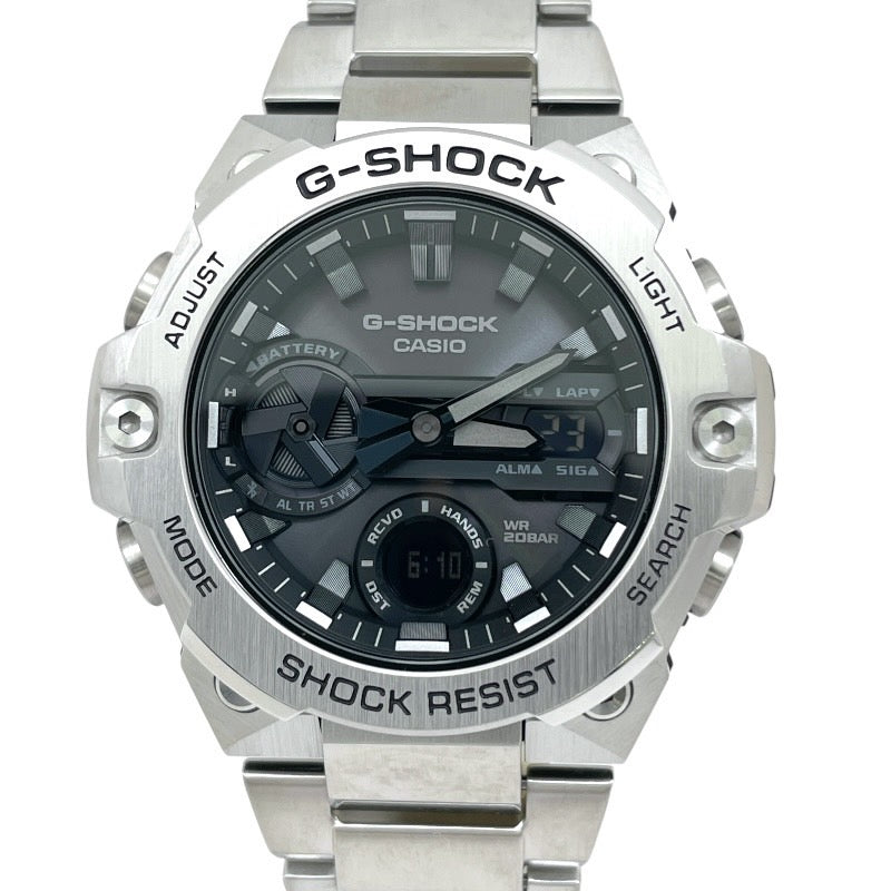 【CASIO】カシオ Gショック Gスチール GST-B400D-1AJF 腕時計 ステンレススチール メンズ タフソーラー