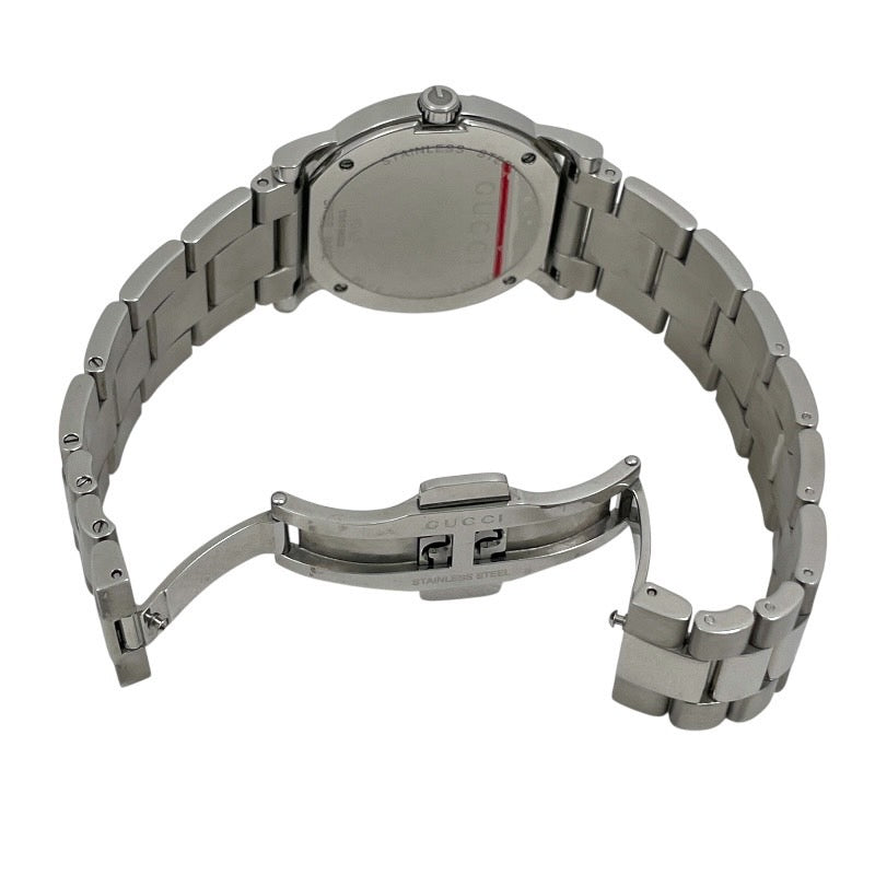 【GUCCI】グッチ Gラウンド 101J 腕時計 ステンレススチール ユニセックス クォーツ グレー文字盤 メンズ レディース