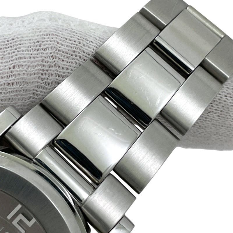 【GUCCI】グッチ Gラウンド 101J 腕時計 ステンレススチール ユニセックス クォーツ グレー文字盤 メンズ レディース