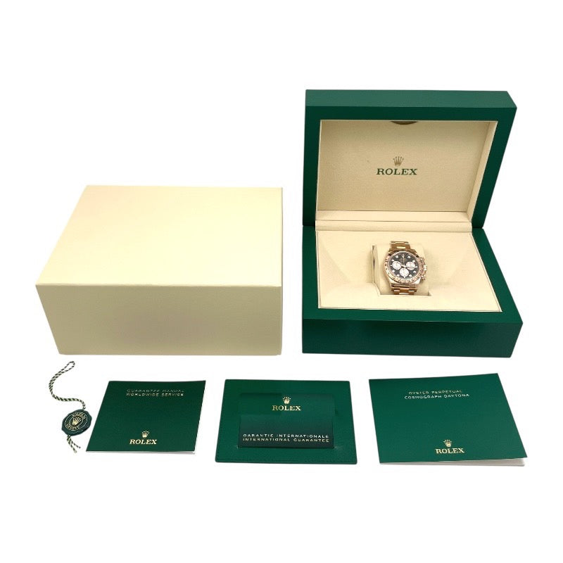 【ROLEX】ロレックス コスモグラフ デイトナ 126505G 腕時計 K18ピンクゴールド メンズ ランダム番 2024年ギャラ ダイヤ ブライトブラック サンダスト