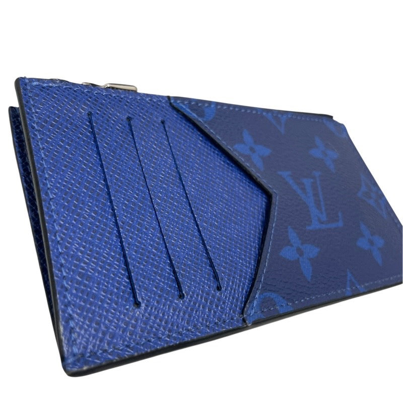 【LOUIS VUITTON】ルイ・ヴィトン コイン・カードホルダー M30270 コインケース メンズ タイガラマ モノグラム コバルト ブルー 青