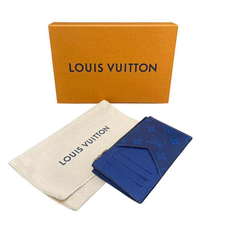 【LOUIS VUITTON】ルイ・ヴィトン コイン・カードホルダー M30270 コインケース メンズ タイガラマ モノグラム コバルト ブルー 青