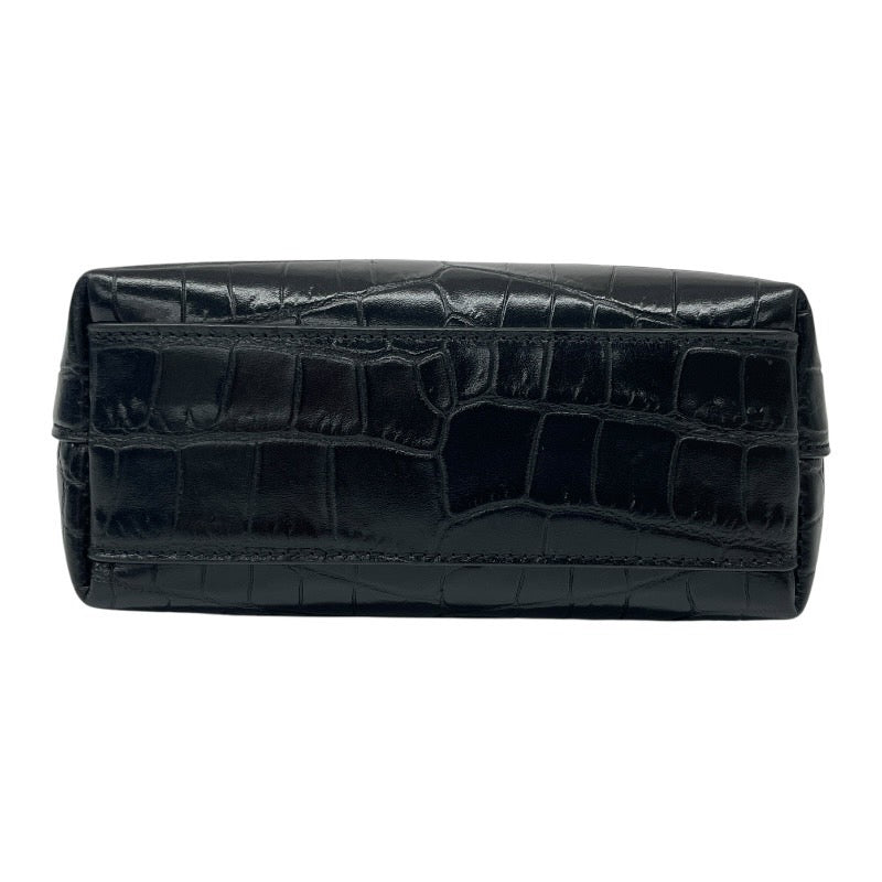 【SAINT LAURENT PARIS】サンローランパリ ミニショッピング 712367 ハンドバッグ レザー レディース 2WAY 黒 ブラック トート ショルダー