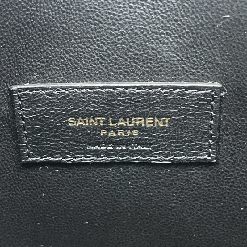 【SAINT LAURENT PARIS】サンローランパリ ミニショッピング 712367 ハンドバッグ レザー レディース 2WAY 黒 ブラック トート ショルダー