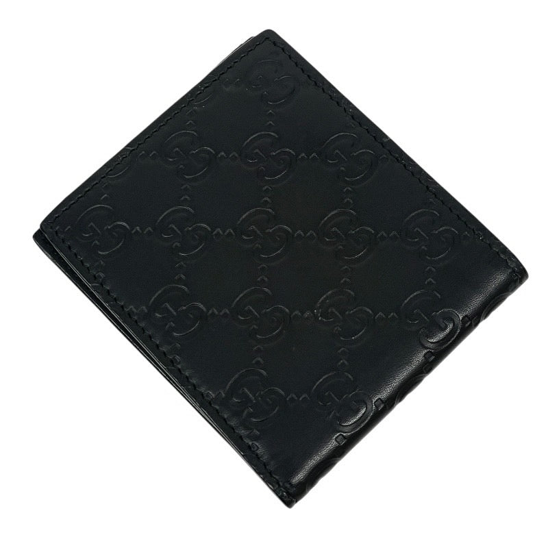 【GUCCI】グッチ グッチシマ 365466 長財布 レザー メンズ 札入れ 黒 ブラック カードケース