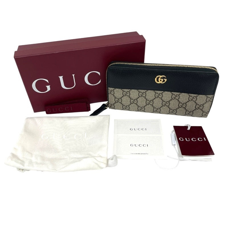 【GUCCI】グッチ ダブルG ジップアラウンド 456117 長財布 レディース バイカラー ラウンドファスナー メンズ