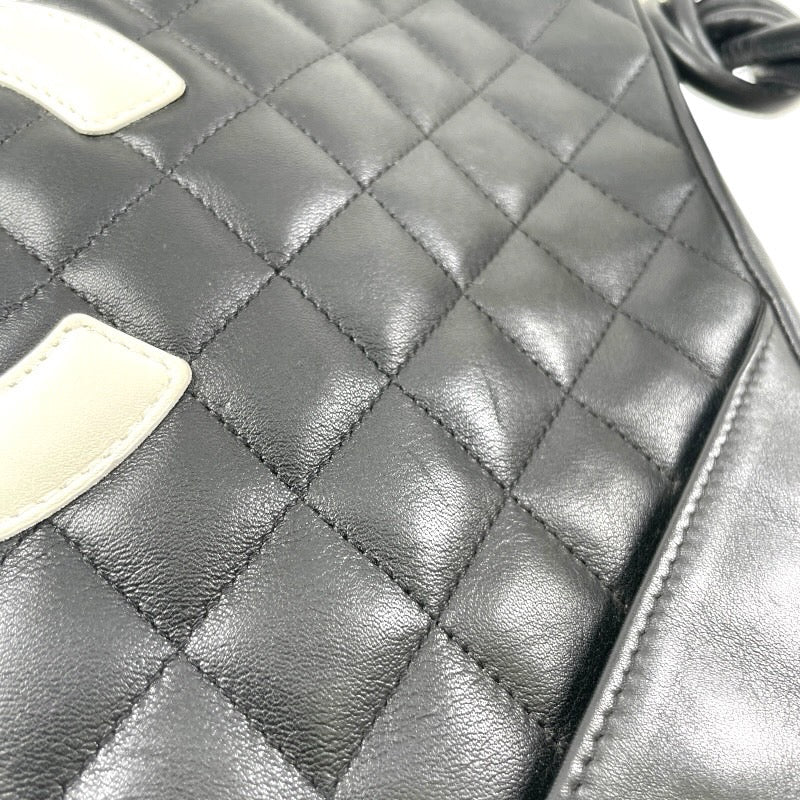 【CHANEL】シャネル カンボン ミディアム Ａ25178 ショルダーバッグ レザーレディース クロスボディ ポシェット マトラッセ ココマーク