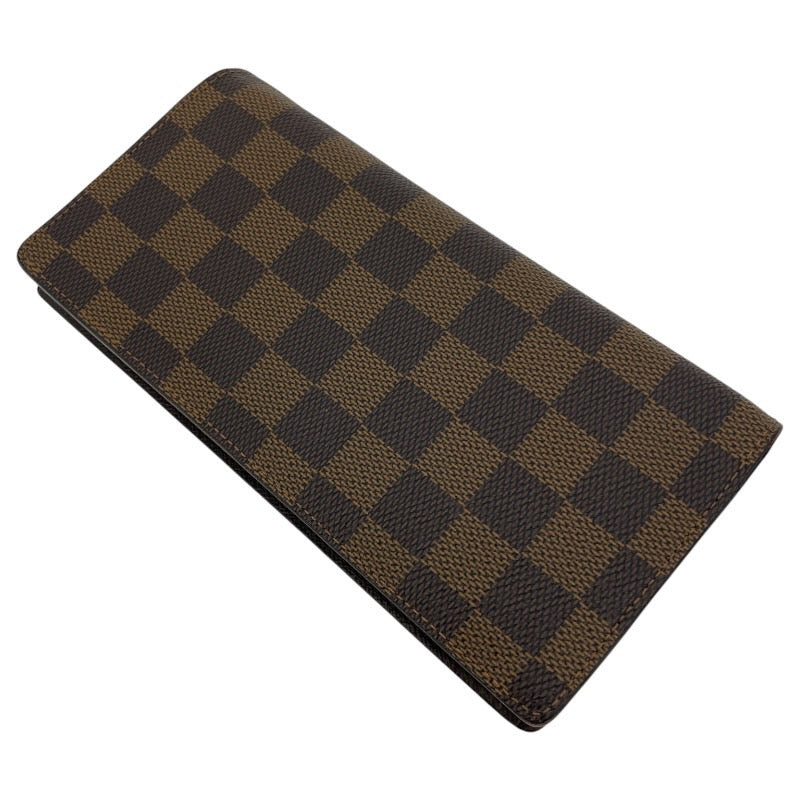 【LOUIS VUITTON】ルイ・ヴィトン ポルトフォイユブラザ N60017 長財布メンズ ダミエ　二つ折り長財布