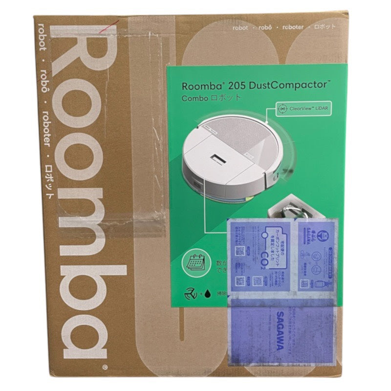【新品】 【iRobot】アイロボット Roomba205 L121260 掃除機 ユニセックス DustCompactor 新品未使用品 ロボット掃除機