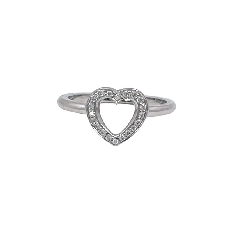 国内発送ティファニー メトロロウ ハート プラチナ TIFFANY&Co.】ティファニー メトロハート リング・指輪 Pt950